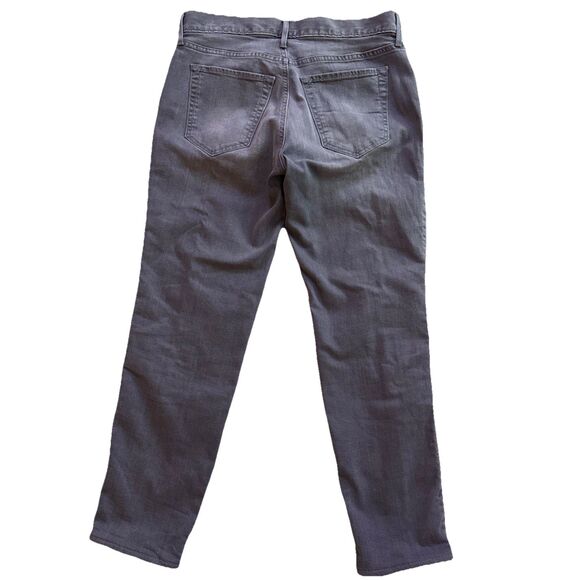 Eddie Bauer Boyfriend Relaxed Flannel-Lined Jeans Womens Size 2P Gray Outdoors - Picture 10 of 16